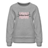 Brittany Spaniel Momma Floral Women’s Premium Sweatshirt - heather gray